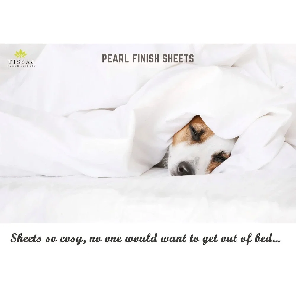 Tissaj Organic Cotton Sheets Twin Size, Smoke Gray Set Of 3